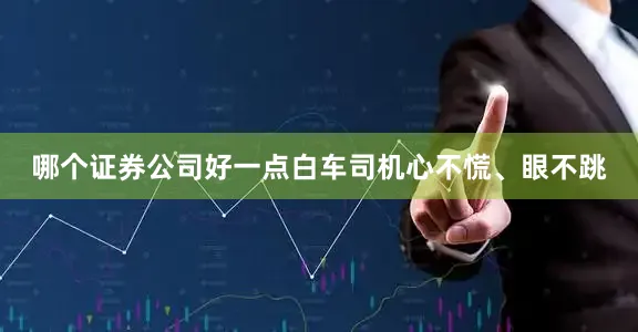 哪个证券公司好一点白车司机心不慌、眼不跳